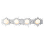 Modern Dimmable Soleil 4 Light Bath Bar Vanity Light In Chrome bathroom wall light fixture Polished Chrome-Lighting LumensBath/Flush Mounts