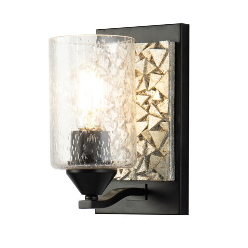 Modern Dimmable Bocage 1 Light Wall Sconce In Dark Bronze Wall Lighting Fixtures Mate Black Wall Lamp for Living Room Bedroom Bathroom Hallway-Lighting LumensAccent Lamp