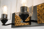 Modern Dimmable Arcadia 3 Light Bath Bar In Black bathroom light fixture Mate Black-Lighting LumensBath/Flush Mounts