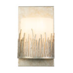 Modern Dimmable Sawgrass 1 Light Wall Sconce In Distressed Silver Wall Lighting Fixtures Silver Wall Lamp for Living Room Bedroom Bathroom Hallway-Lighting LumensAccent Lamp