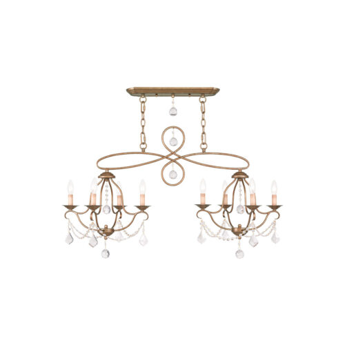 18 inch 8 Light AGL Island/Chandelier with Steel base material-Lighting LumensChandeliers