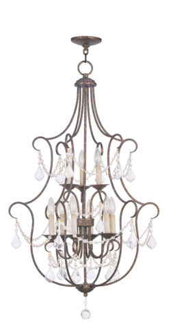 9 Light Venetian Golden Bronze Foyer with Steel base material-Lighting LumensChandeliers