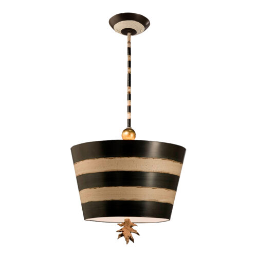 Hanging Modern South Beach Up-side-down Striped Pendant in Black and White Pendant Ceiling Lighting Fixture for Kitchen Island Dining Room Farmhouse Entryway Foyer Table Hallway-Lighting LumensPendant Lights