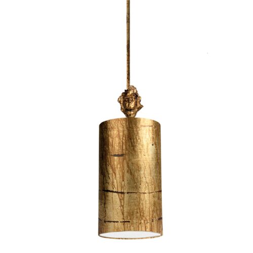 Hanging Modern Fragment Silver Small mini Pendant convertible to semi flush Distressed Ceiling Lighting Fixtures Ceiling Lamp for Kitchen Island Living Room Bedroom Hallway Laundry Entryway Silver leaf and glaze for Kitchen Island Dining Room Farmhouse Entryway Foyer Table Hallway-Lighting LumensSemi Flush