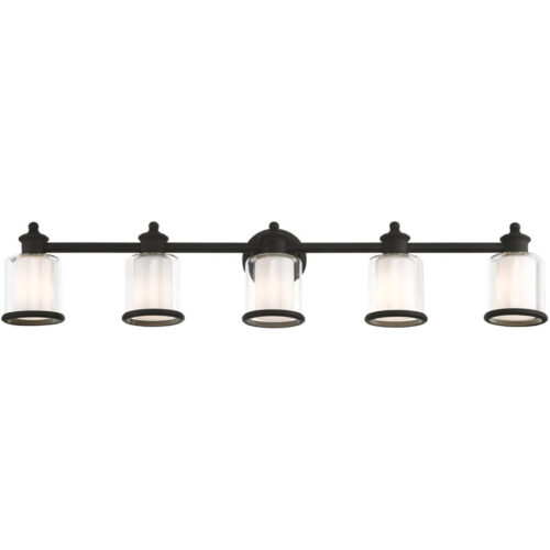 4.75 inch 1 Light Bronze Wall Sconce with Steel base material-Lighting LumensWall Sconces