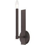 8.75 inch 2 Light Brushed Nickel Wall Sconce with Steel base material-Lighting LumensWall Sconces