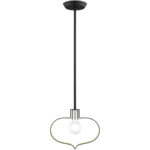 16 Sq. inch 4 Light Brushed Nickel Ceiling Mount with Clear Glass Shade-Lighting LumensChandeliers