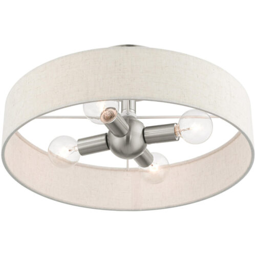 5.125 inch 1 Light Satin Brass Wall Sconce with Steel base material-Lighting LumensWall Sconces