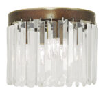 5 Light Brushed Nickel Ceiling Light fixture with Steel base material-Lighting LumensChandeliers