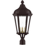 7.25 inch 1 Light MG Outdoor Wall Lantern Pendant Lighting Fixture with Amber Water Glass Shade-Lighting LumensLantern