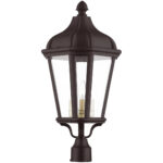 7.25 inch 1 Light MG Outdoor Wall Lantern Pendant Lighting Fixture with Amber Water Glass Shade-Lighting LumensLantern