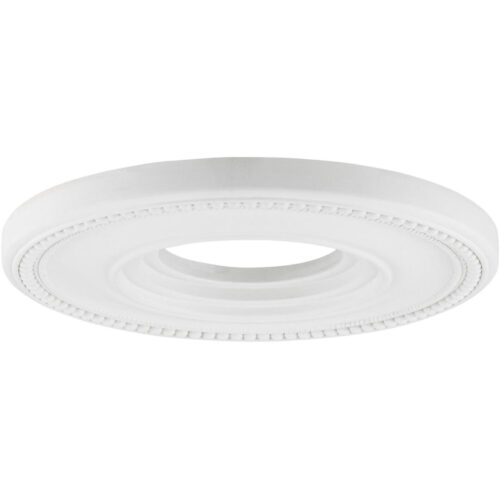 Antique Silver Leaf Ceiling Medallion with Polyurethane Foam base with 16 Dia-Lighting LumensMedallion