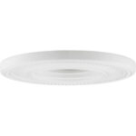 Antique Silver Leaf Ceiling Medallion with Polyurethane Foam base with 16 Dia-Lighting LumensMedallion