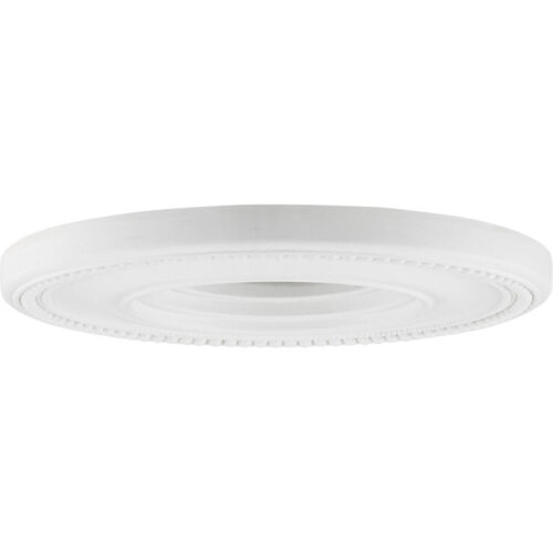 Antique Silver Leaf Ceiling Medallion with Polyurethane Foam base with 16 Dia-Lighting LumensMedallion