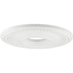 Winter Gold Ceiling Medallion with Polyurethane Foam base with 20 Dia-Lighting LumensMedallion