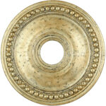 Venetian Golden Bronze Ceiling Medallion with Polyurethane Foam base with 20 Dia-Lighting LumensMedallion