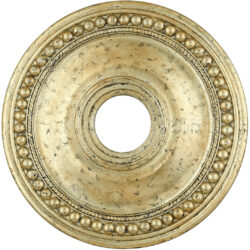 Venetian Golden Bronze Ceiling Medallion with Polyurethane Foam base with 20 Dia-Lighting LumensMedallion