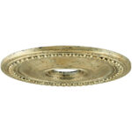 Venetian Golden Bronze Ceiling Medallion with Polyurethane Foam base with 20 Dia-Lighting LumensMedallion