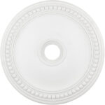 Antique Silver Leaf Ceiling Medallion with Polyurethane Foam base with 30 Dia-Lighting LumensMedallion