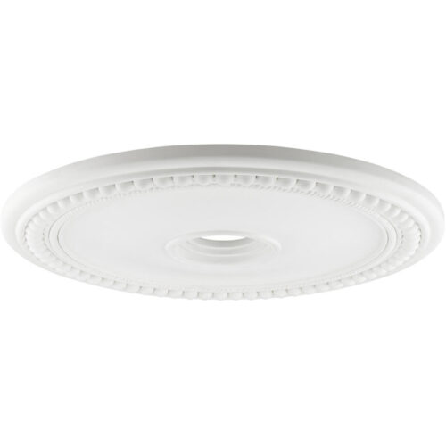 Antique Silver Leaf Ceiling Medallion with Polyurethane Foam base with 30 Dia-Lighting LumensMedallion