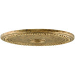 Antique Gold Leaf Ceiling Medallion with Polyurethane Foam base with 36 Dia-Lighting LumensMedallion