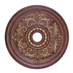 Imperial Bronze Ceiling Medallion with Polyurethane Foam base with 40.5 Dia-Lighting LumensMedallion