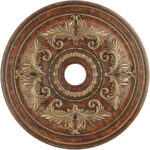 Imperial Bronze Ceiling Medallion with Polyurethane Foam base with 40.5 Dia-Lighting LumensMedallion