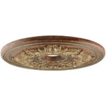 Imperial Bronze Ceiling Medallion with Polyurethane Foam base with 40.5 Dia-Lighting LumensMedallion