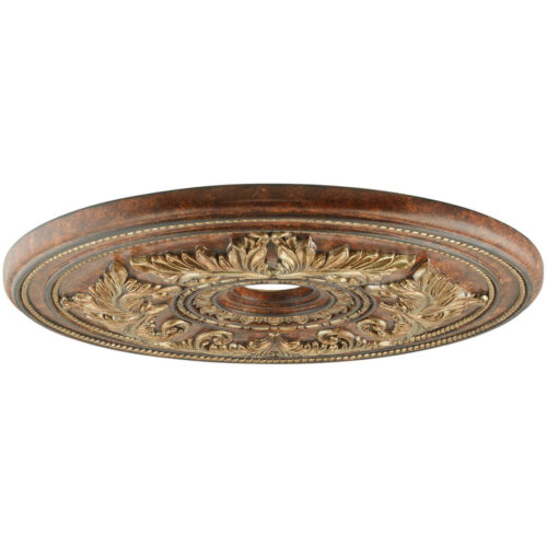 Imperial Bronze Ceiling Medallion with Polyurethane Foam base with 40.5 Dia-Lighting LumensMedallion