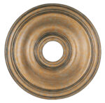 Verona Bronze Ceiling Medallion with Polyurethane Foam base with 60 Dia-Lighting LumensMedallion