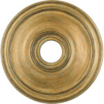 Verona Bronze Ceiling Medallion with Polyurethane Foam base with 60 Dia-Lighting LumensMedallion