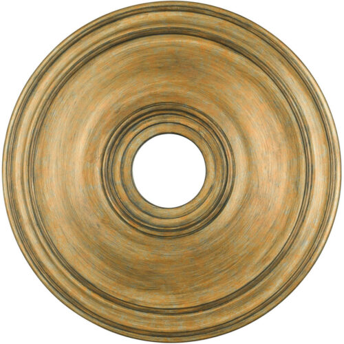 Verona Bronze Ceiling Medallion with Polyurethane Foam base with 60 Dia-Lighting LumensMedallion