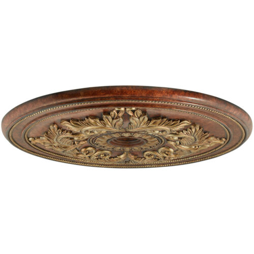 40 inch 4 Light Venetian Patina Bathroom Vanity light fixture with Vintage Carved Scavo Glass Shade-Lighting LumensBath/Flush Mounts