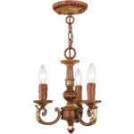 1 Light GB Mini Pendant with Vintage Scavo Glass Shade-Lighting LumensPendant Lights