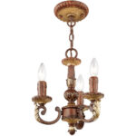 1 Light GB Mini Pendant with Vintage Scavo Glass Shade-Lighting LumensPendant Lights