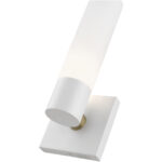 10101-13 1 Light Textured White ADA Single Sconce-Lighting LumensWall Sconces