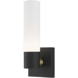 10101-14 1 Light Textured Black ADA Single Sconce-Lighting LumensWall Sconces