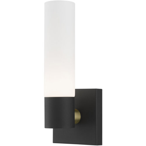 10101-14 1 Light Textured Black ADA Single Sconce-Lighting LumensWall Sconces