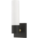 10101-14 1 Light Textured Black ADA Single Sconce-Lighting LumensWall Sconces