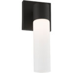 10101-14 1 Light Textured Black ADA Single Sconce-Lighting LumensWall Sconces