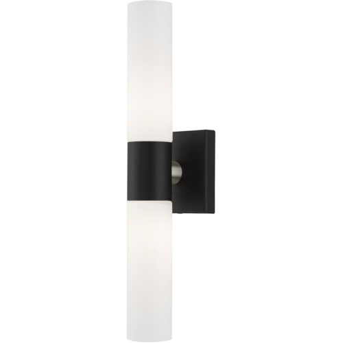 10102-04 2 Light Black ADA Vanity Sconce-Lighting LumensWall Sconces