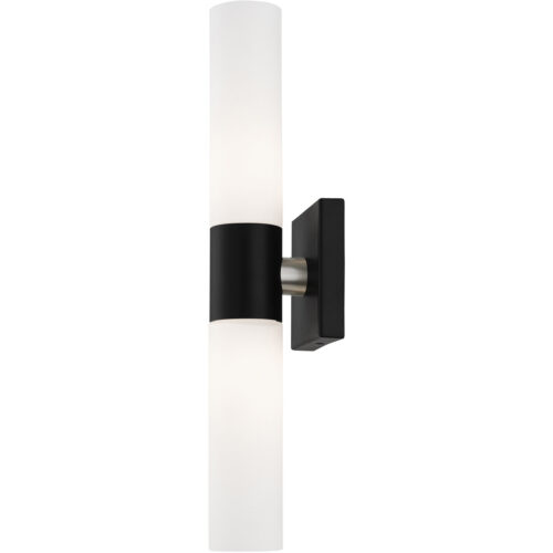 10102-04 2 Light Black ADA Vanity Sconce-Lighting LumensWall Sconces