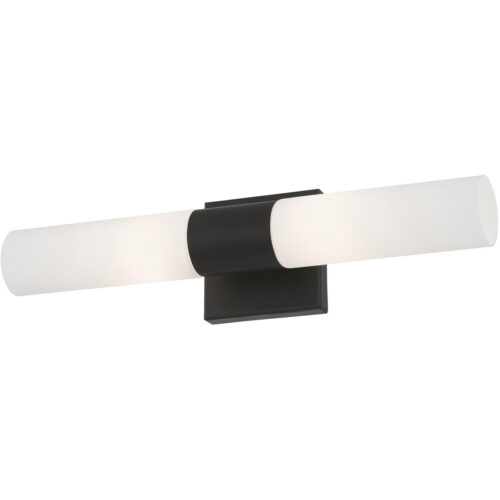 10102-04 2 Light Black ADA Vanity Sconce-Lighting LumensWall Sconces