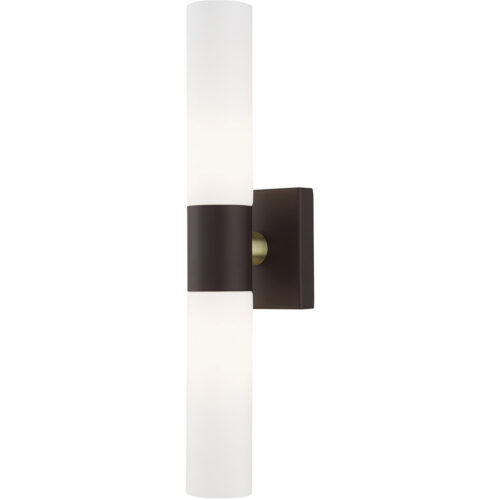 10102-07 2 Light Bronze ADA Vanity Sconce-Lighting LumensWall Sconces