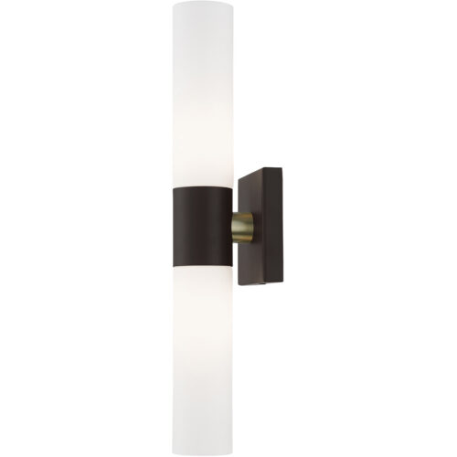 10102-07 2 Light Bronze ADA Vanity Sconce-Lighting LumensWall Sconces