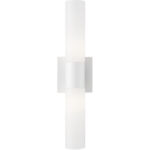 10102-13 2 Light Textured White ADA Vanity Sconce-Lighting LumensWall Sconces