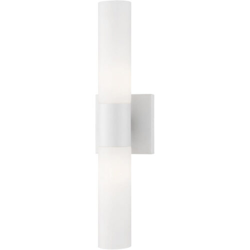 10102-13 2 Light Textured White ADA Vanity Sconce-Lighting LumensWall Sconces