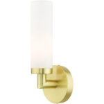 10103-12 1 Light Satin Brass ADA Single Sconce-Lighting LumensWall Sconces