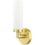 10103-12 1 Light Satin Brass ADA Single Sconce-Lighting LumensWall Sconces