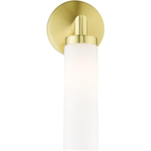 10103-12 1 Light Satin Brass ADA Single Sconce-Lighting LumensWall Sconces